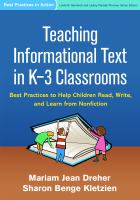 Teaching informational text in K-3 classrooms : best practices to help children read, write, and learn from nonfiction /
