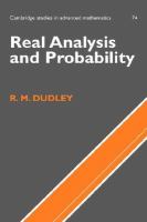 Real analysis and probability /