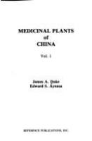Medicinal plants of China /