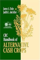CRC handbook of alternative cash crops /