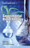 Experimental biotechnology : a laboratory manual /