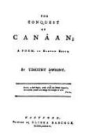The conquest of Canäan; a poem in eleven books.