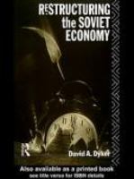 Restructuring the Soviet economy /