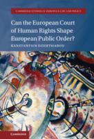 Can the European Court of Human Rights shape European public order? /