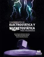 Fundamentos de electroestatica y magnetostatica para ingenieros
