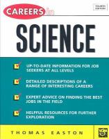 Careers in science