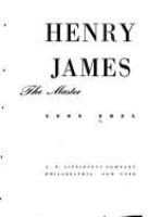 Henry James, the master: 1901-1916.