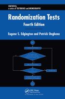 Randomization tests.