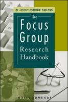 The focus group research handbook /