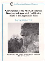 Characteristics of the mid-carboniferous boundary and associated coal-bearing rocks in the Appalachian Basin : Morgantown, West Virginia to Chattanooga, Tennessee, July 10-27, 1989 /