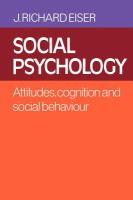 Social psychology : attitude, cognition, and social behavior /