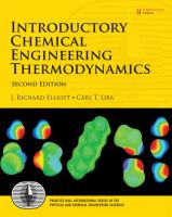 Introductory chemical engineering thermodynamics /