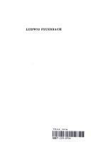 Ludwig Feuerbach and the outcome of classical German philosophy /