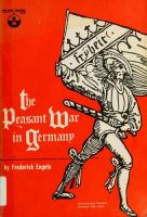 The peasant war in Germany.