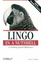 Lingo in a nutshell : a desktop quick reference /