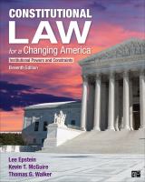 Constitutional law for a changing America : institutional powers and constraints /