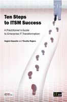 Ten steps to ITSM success : a practitioner's guide to enterprise IT transformation /