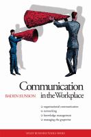 Communication in the workplace /