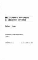 The feminist movement in Germany, 1894-1933 /