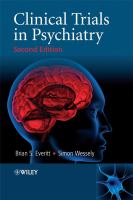 Clinical trials in psychiatry /