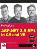 Professional ASP.NET 3.5 SP1 edition : in C♯ and VB /
