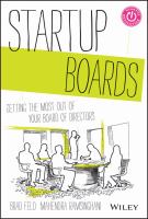 Startup boards : getting the most out of your board of directors /