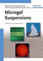 Microgel Suspensions : Fundamentals and Applications.