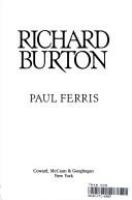 Richard Burton : an arm's length biography /