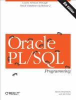 Oracle PL/SQL programming /