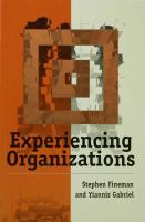 Experiencing organizations /