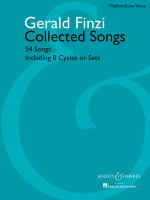 Collected songs : 54 songs, including 8 cycles or sets /