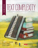 Text complexity : stretching readers with texts and tasks /