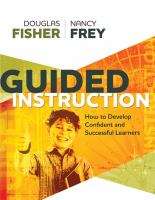 Guided instruction : how to develop confident and successful learners /