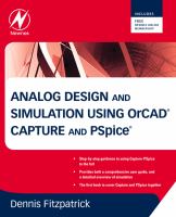 Analog design and simulation using OrCAD Capture and PSpice /