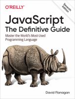 JavaScript : the definitive guide : master the world's most-used programming language /