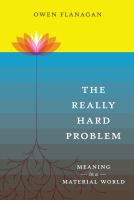 The really hard problem : meaning in a material world /
