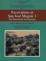 Excavations at San José Mogote 1 : the household archaeology /