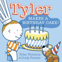 Tyler makes a birthday cake! /