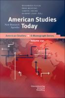 American Studies Today : New Research Agendas.