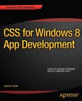 CSS for Windows 8 app development /
