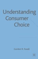 Understanding consumer choice /
