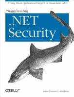 Programming .NET security /