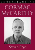Understanding Cormac McCarthy