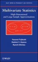 Multivariate statistics : high-dimensional and large-sample approximations /