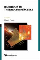Handbook of thermoluminescence /