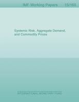 Systemic risk, aggregate demand, and commodity prices /