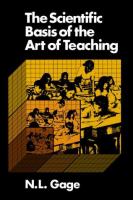 The scientific basis of the art of teaching /