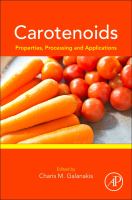 Carotenoids : properties, processing and applications /
