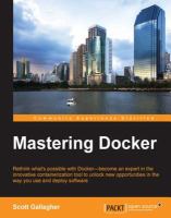 Mastering Docker.