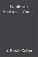 Nonlinear statistical models /